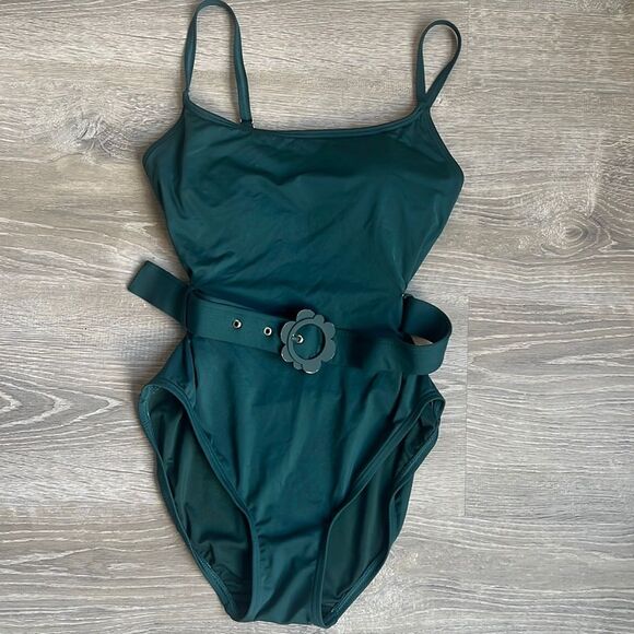 Kate Spade Teal One Piece Swimsuit - Picture 2 of 8
